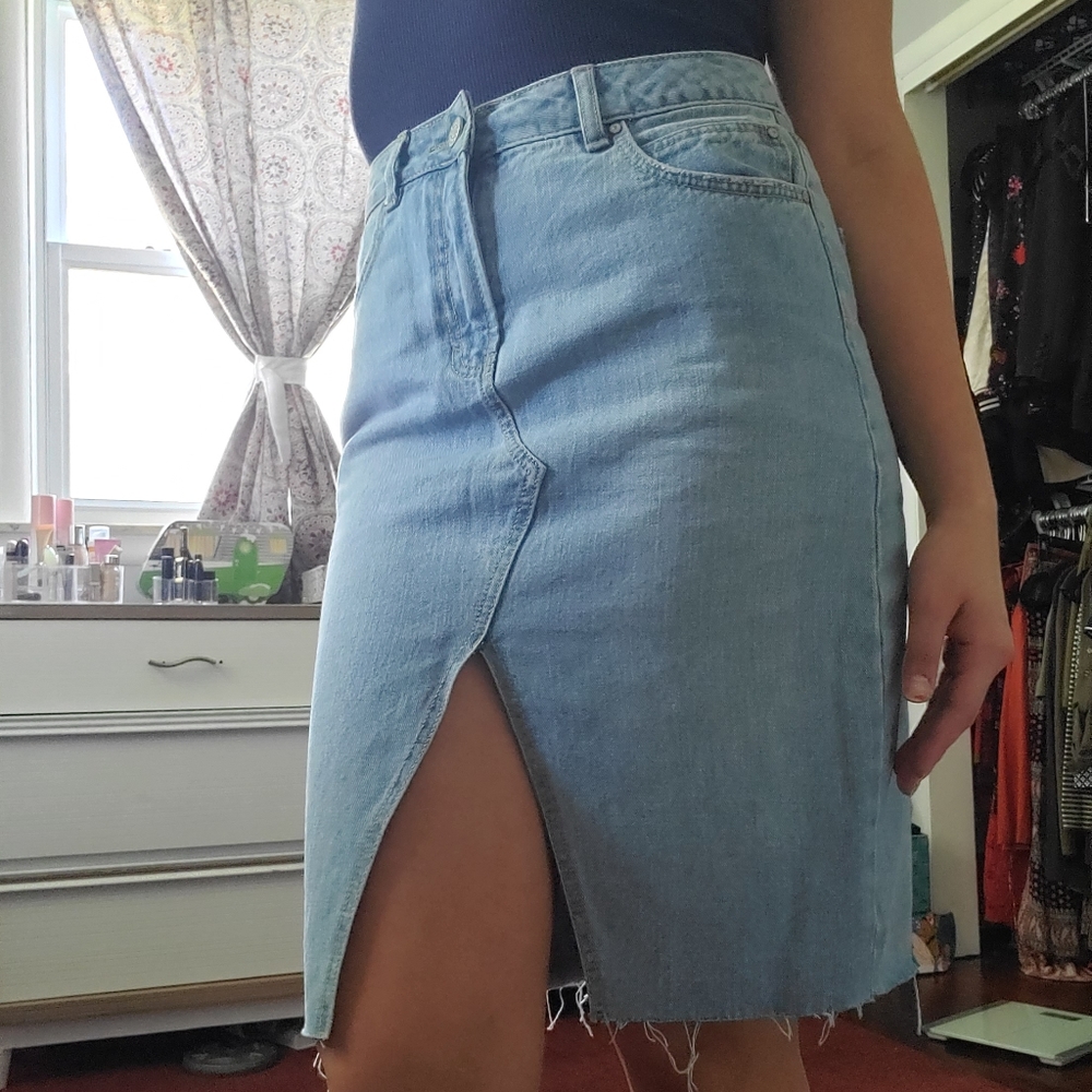 Refuge denim skirt size small